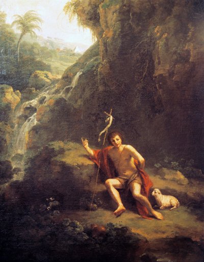 Landscape with St. John the Baptist by Francesco Zuccarelli