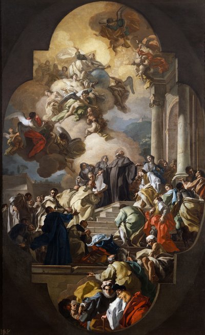 Vision of St. Benedict by Francesco de Mura