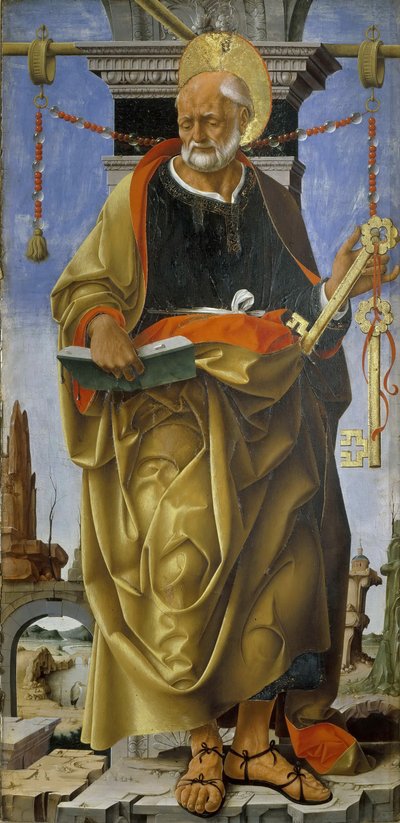 Polittico Griffoni: Saint Peter by Francesco del Cossa