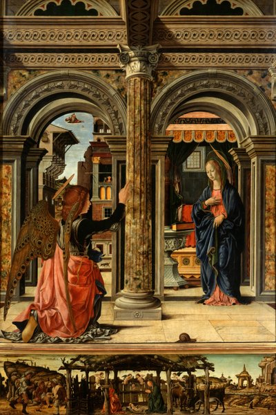 The Annunciation, 1470-1472 by Francesco del Cossa