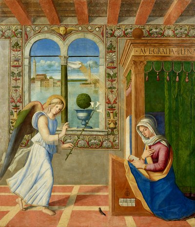 The Annunciation, 1504 by Francesco di Simone da Santacroce