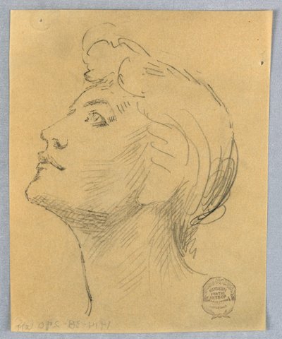 Head of a Woman by Francis Augustus Lathrop