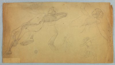 Sketches of Nude Figures by Francis Augustus Lathrop
