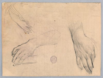 Studies of Hands by Francis Augustus Lathrop
