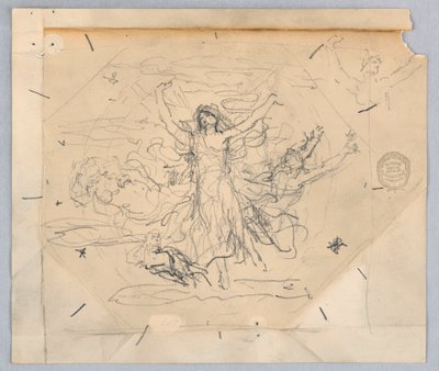 Study for "Zodiac" by Francis Augustus Lathrop