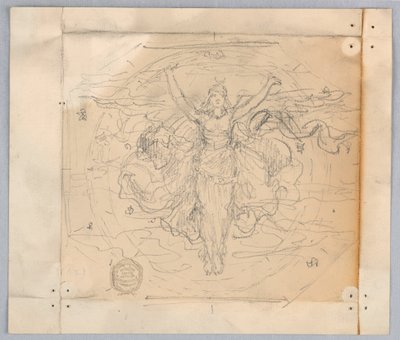 Study for "Zodiac" by Francis Augustus Lathrop
