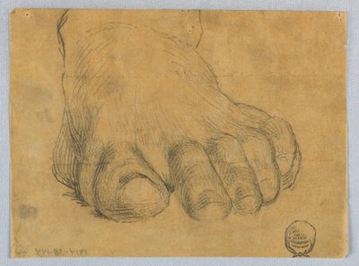 Study of Left Foot by Francis Augustus Lathrop