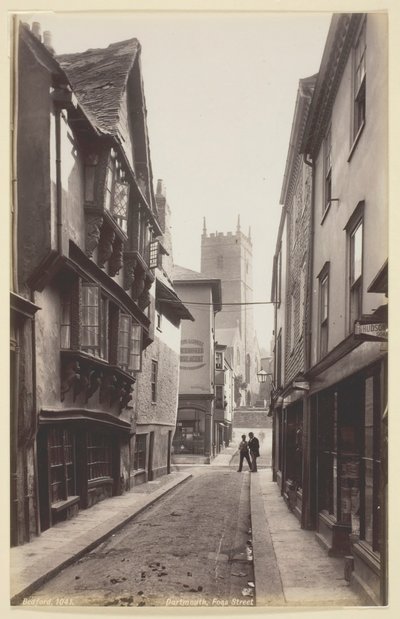Dartmouth, Foss Street, 1860 by Francis Bedford