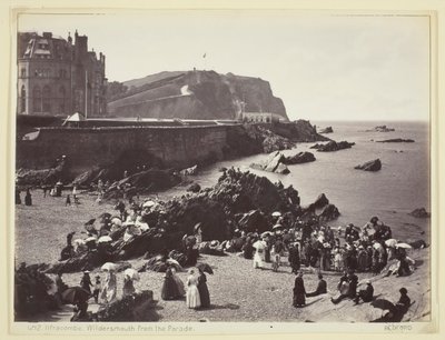 Ilfracombe, Wildersmouth from the Parade, 1860-94 by Francis Bedford