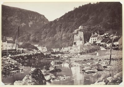 Lynmouth from the Sea, 1860-94 by Francis Bedford