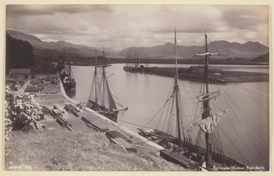 Portmadoc Harbour from Borth by Francis Bedford