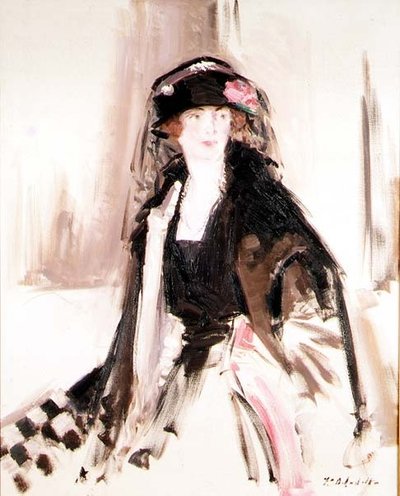 Portrait of Lady Lavery by Francis Campbell Boileau Cadell