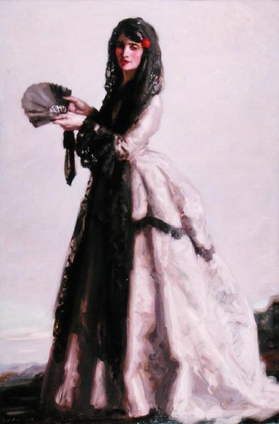 Spanish Lady by Francis Campbell Boileau Cadell