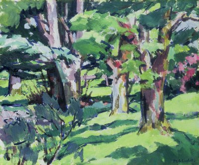 Trees at Auchinleck, Ayrshire by Francis Campbell Boileau Cadell