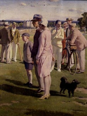 The Cricket Match by Francis Dodd
