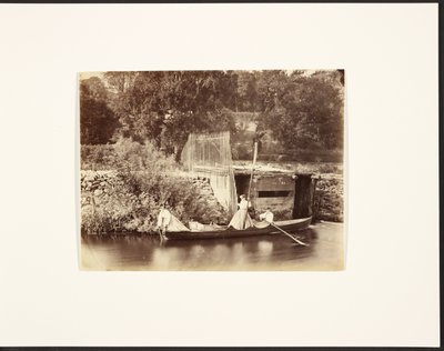 Women Boating by Francis Edmond Currey