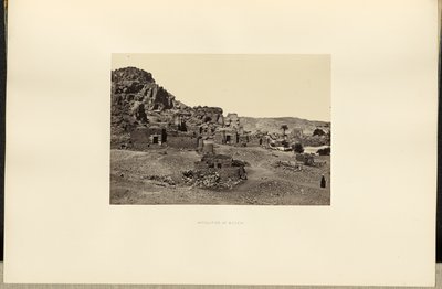 Antiquities at Biggeh by Francis Frith
