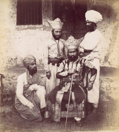Four East Indian Men by Francis Frith