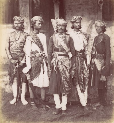 Rajpoots, 1870s by Francis Frith