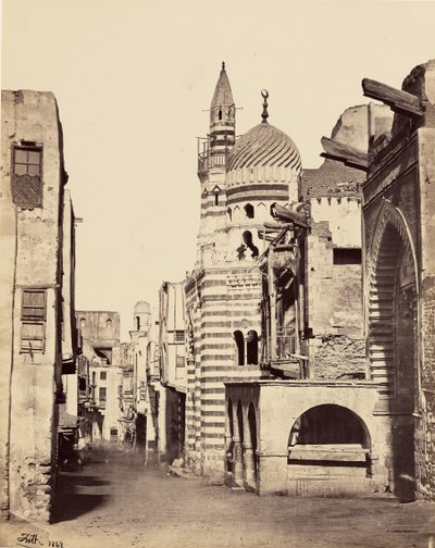 Street View in Cairo by Francis Frith