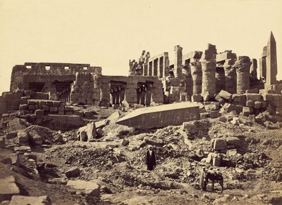 Temple of El-Karnak, From the South East by Francis Frith
