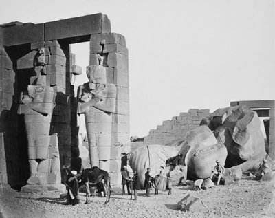 The Ramesseum, Thebes, Egypt, 1858 by Francis Frith