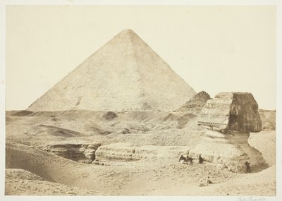 The Sphinx and Great Pyramid by Francis Frith