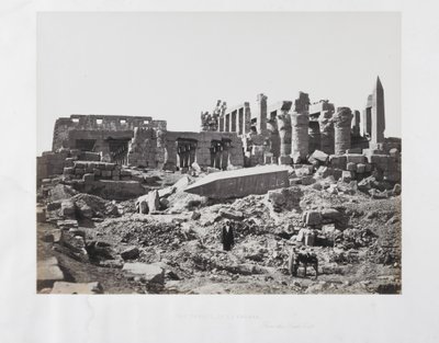 The Temple of El-Karnak, from the Southeast by Francis Frith