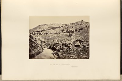 The Valley of Jehoshaphat, Jerusalem by Francis Frith
