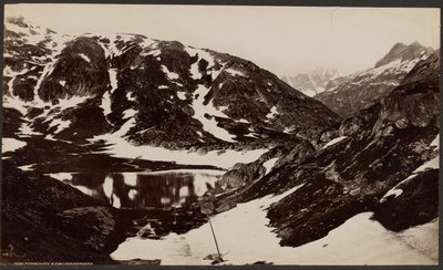 Tordensee and Finsteraarhorn by Francis Frith