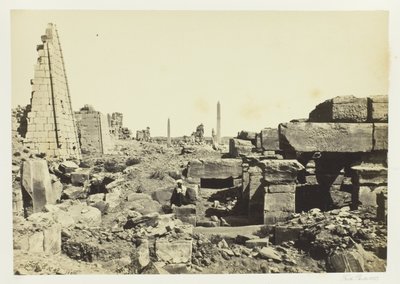 View at Karnak, from the Granite Pylon by Francis Frith