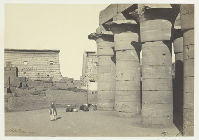 View at Luxor, 1857 by Francis Frith