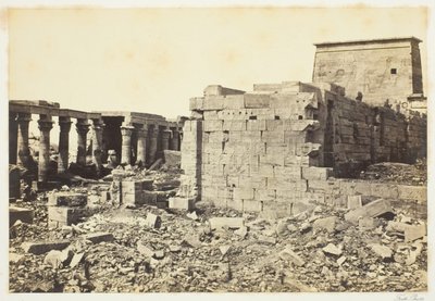 View on the Island of Philae by Francis Frith