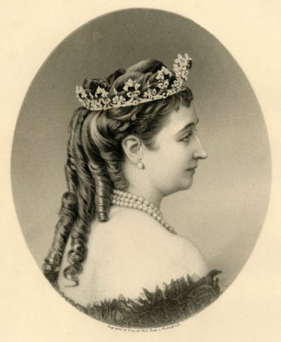Eugenie, Empress Regent of France, c. 1872 by Francis Holl