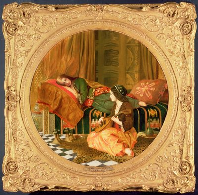 Lallah Rookh and her Persian Slave by Francis John Wyburd