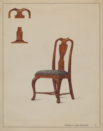 Chair by Francis Law Durand