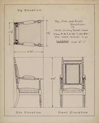 Chair by Francis Law Durand