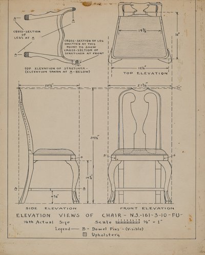 Chair by Francis Law Durand