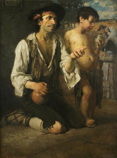 Spanish Mendicants, 1896 by Francis Luis Mora
