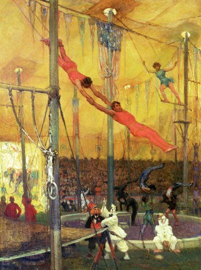 Trapeze Artists by Francis Luis Mora