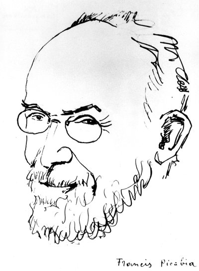 Erik Satie by Francis Picabia
