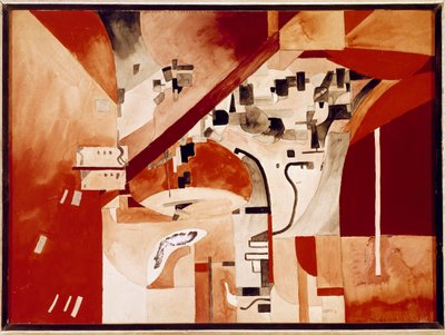 View of New-York Head Down by Francis Picabia