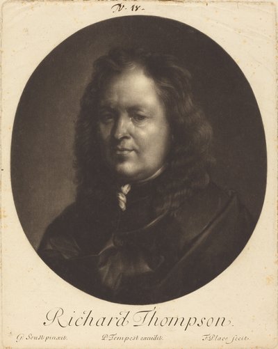 Richard Tompson by Francis Place after Gerard Soest