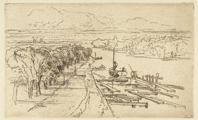 The Amstel by Francis Seymour Haden (Sir)