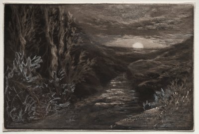 A Moorland Stream by Francis Seymour Haden