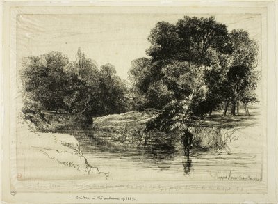 A River in Ireland by Francis Seymour Haden