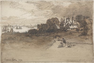 An Essex Farm by Francis Seymour Haden