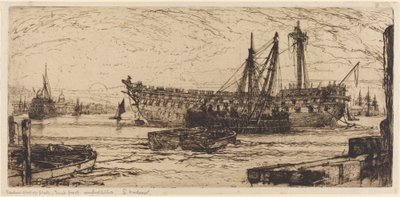 Breaking Up of the Agamemnon by Francis Seymour Haden