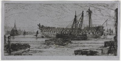 Breaking Up of the Agamemnon by Francis Seymour Haden