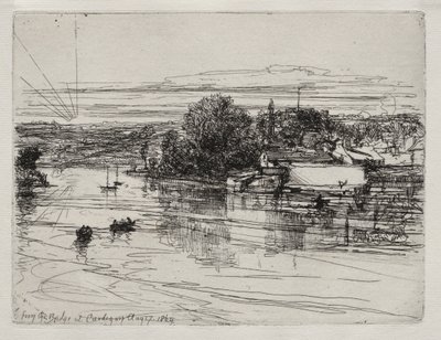 Cardigan Bridge by Francis Seymour Haden